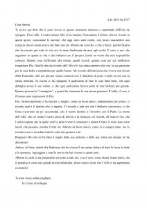 Lettera di don Beppe per la morte di Alberto Folli 2 Aprile 2017
